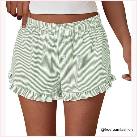 Other - Women's Boxer Shorts Pajama Bottoms Pockets Lounge Sleep Summer
